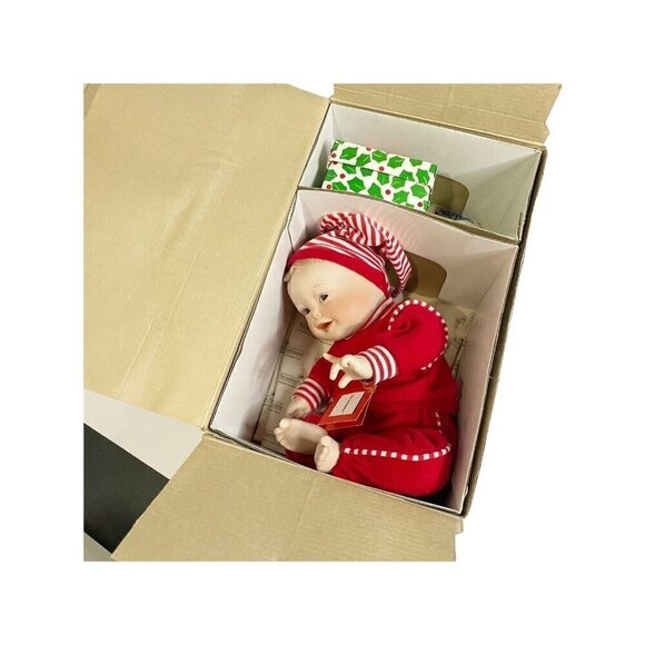Vintage The Ashton-Drake Galleries Porcelain Doll Christopher Christmas - Picture 4 of 5